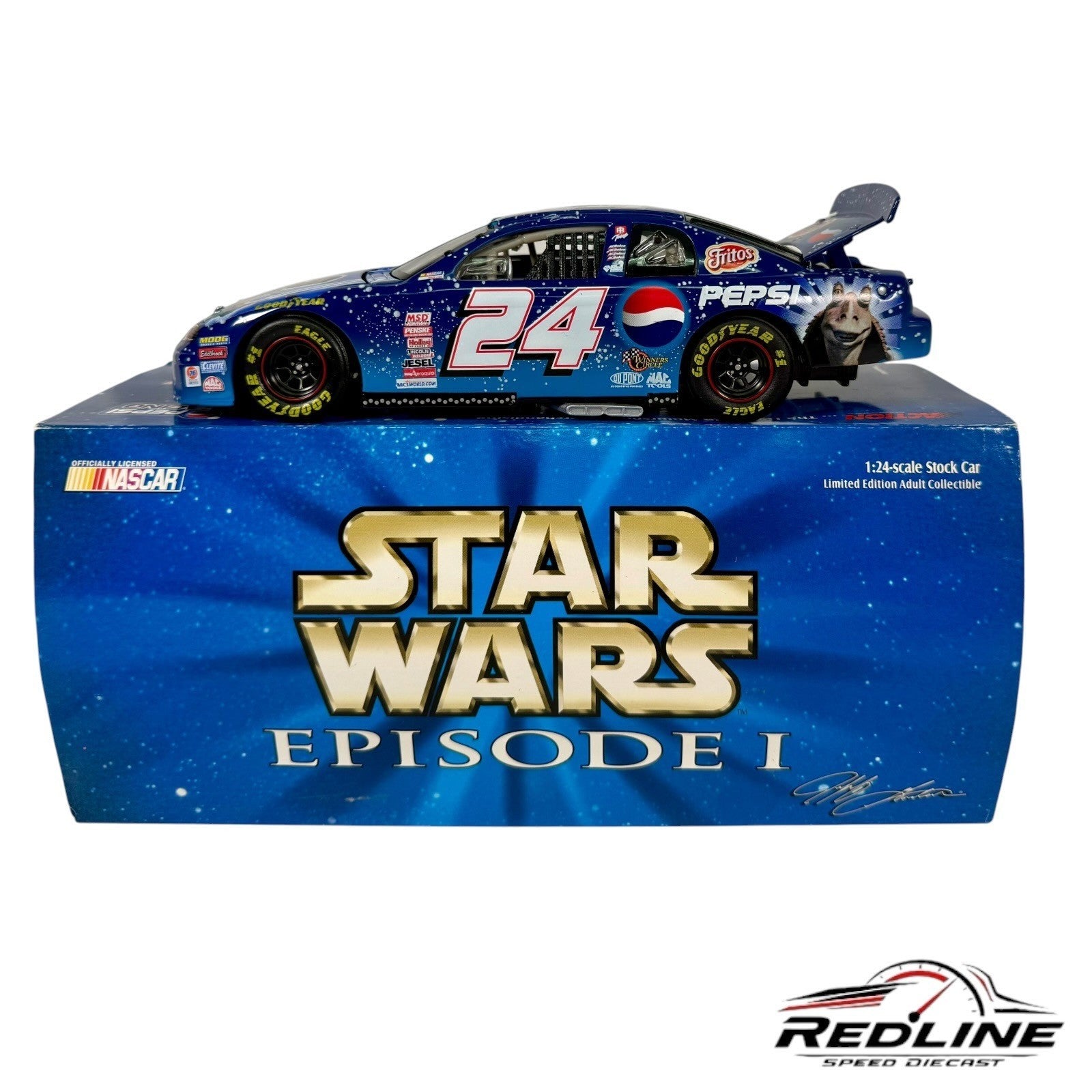 🇺🇸Action Jeff Gordon #24 Star Wars Pepsi 1999 Monte Carlo 1:24 D1🇺🇸