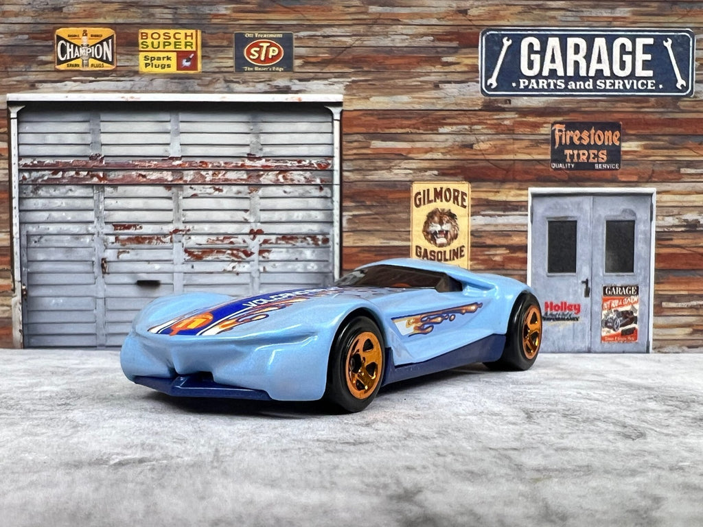 🔥🔥🔥Hot Wheels Twin Mill Gen-E Light Blue Mystery Models Series 1 C1🔥🔥🔥
