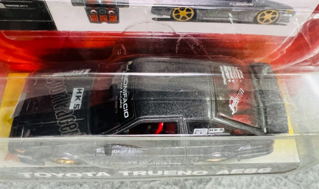 🎌🎌Jada Toys Import Racer TOYOTA AE86 TRUENO 1:64 Scale 2004 H35🎌🎌