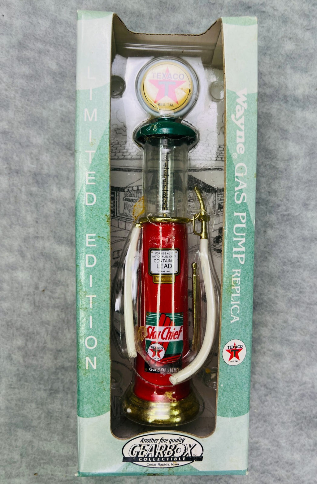 🔥🔥🔥GEARBOX Wayne Gas Pump Replica- Texaco  Limited Edition🔥🔥🔥