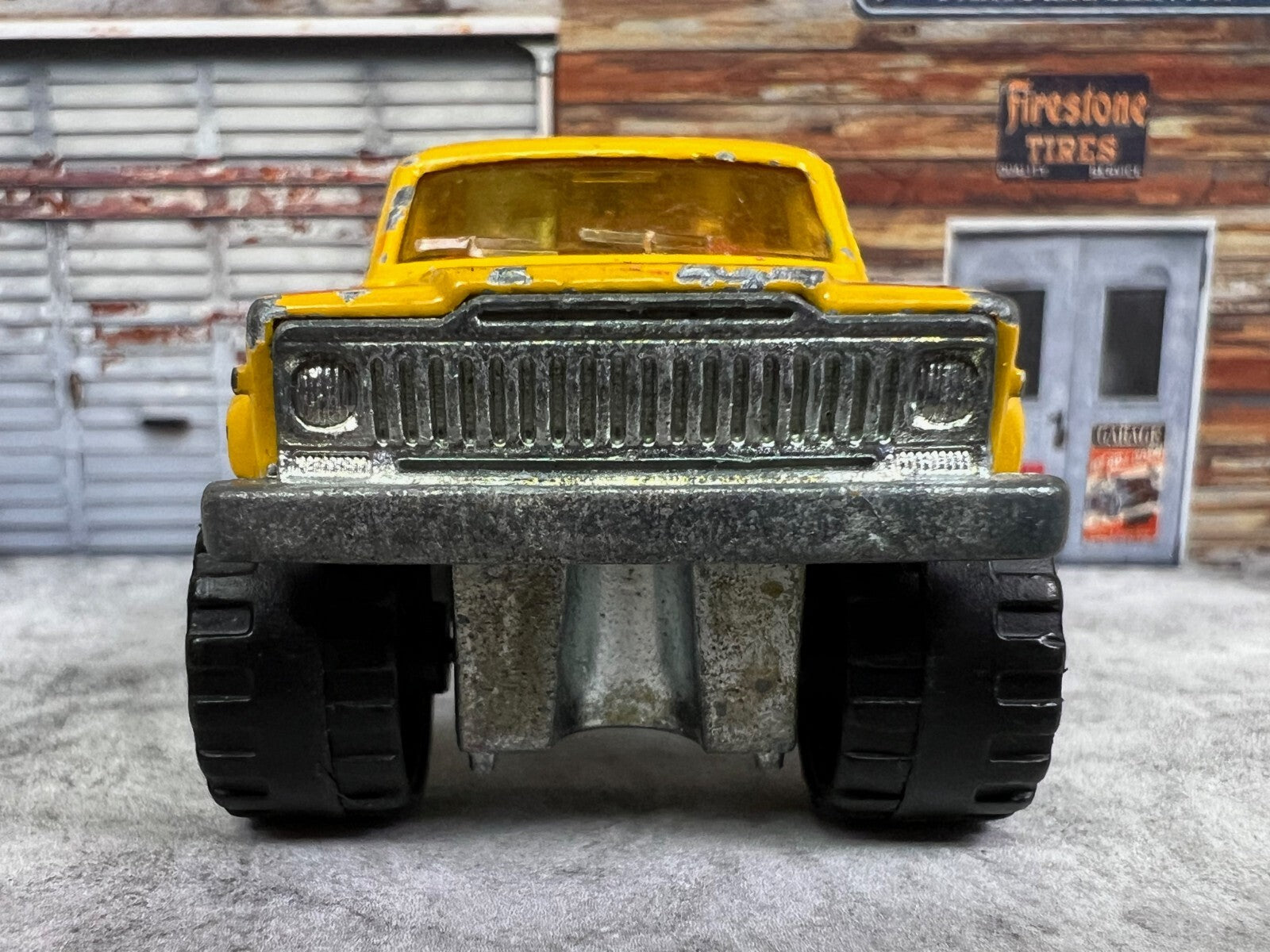 1984 Majorette Jeep Cherokee Big Chief 4x4 No 236 Red Interior & Dog Variant C1