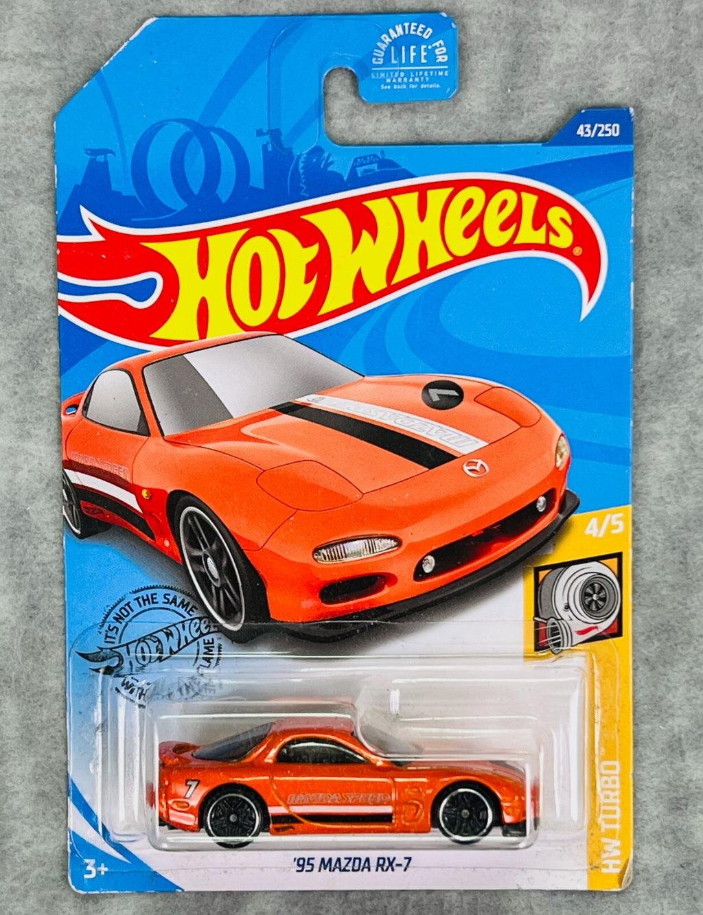 🎌🎌🎌Hot Wheels HW Turbo Orange ‘95 Mazda RX-7 H25🎌🎌🎌