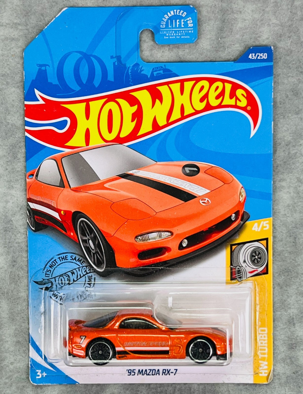 🎌🎌🎌Hot Wheels HW Turbo Orange ‘95 Mazda RX-7 H25🎌🎌🎌