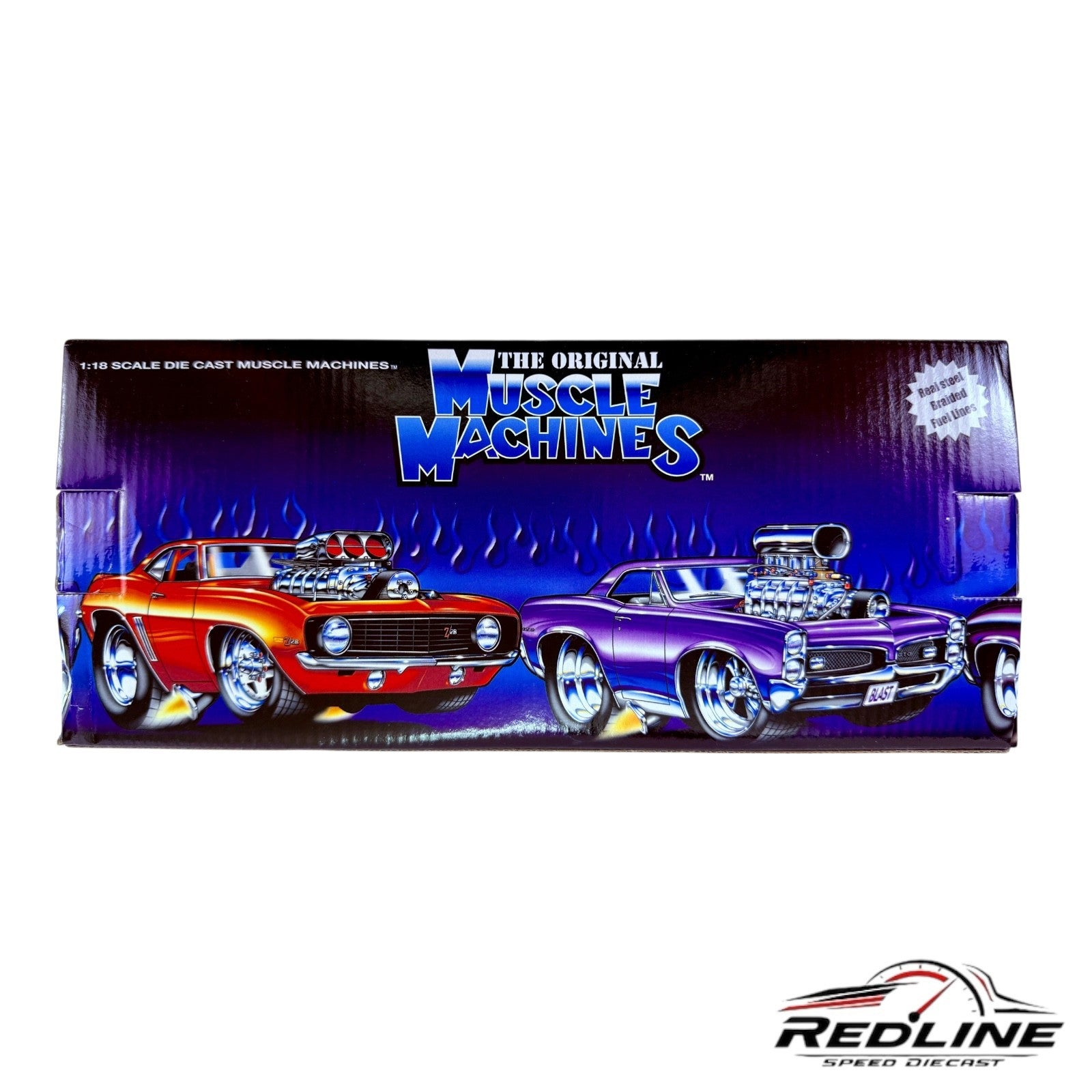 🇺🇸🇺🇸Funline Muscle Machines 1969 Chevrolet Camaro Black 1:18 TV🇺🇸🇺🇸