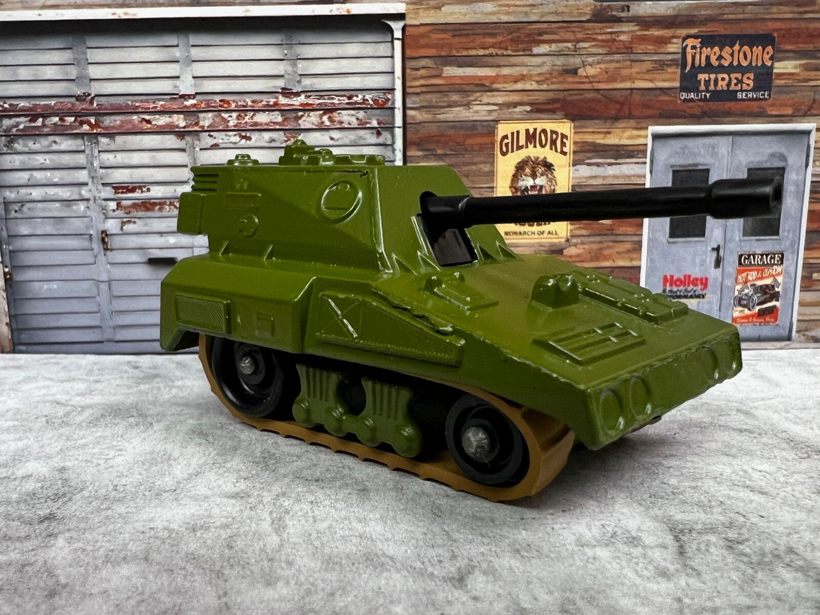 🔥Matchbox Rolamatics No. 70 SP Gun Army Military Tank Lesney England MINT C12🔥