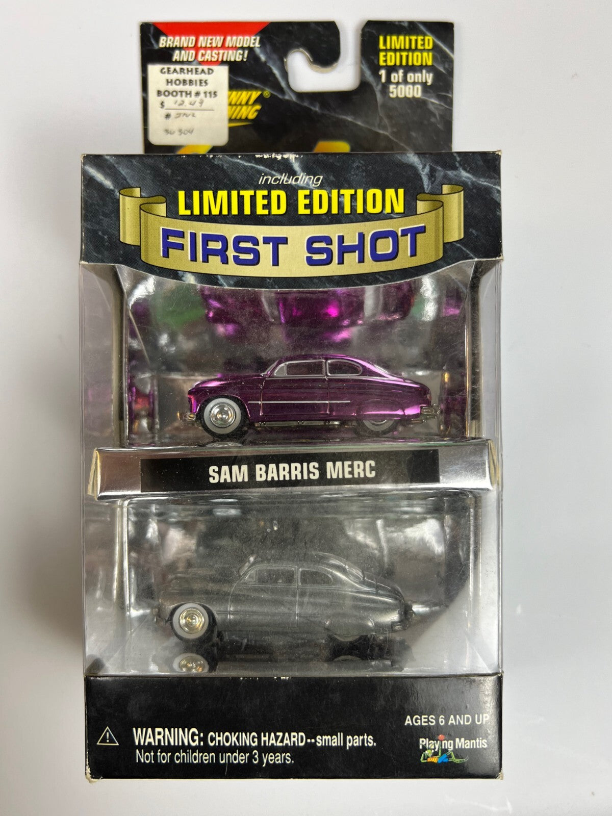 🔥🔥Johnny Lightning  Sam BarrIs  Mercury Limited Edition First Shot HW20🔥🔥