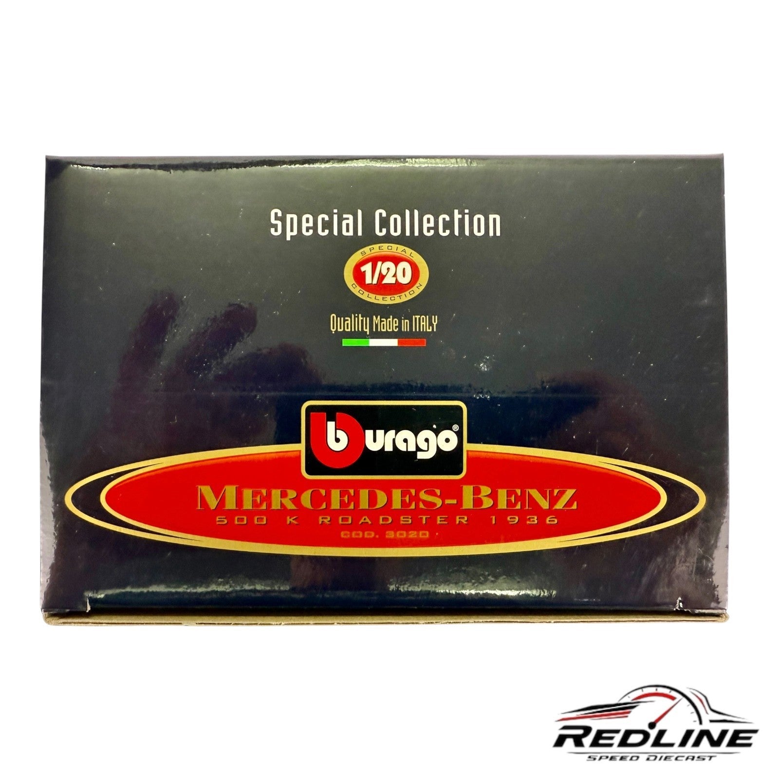 🇩🇪🇩🇪 Bburago Mercedes-Benz 500 K Roadster Red 1936 1:20🇩🇪🇩🇪