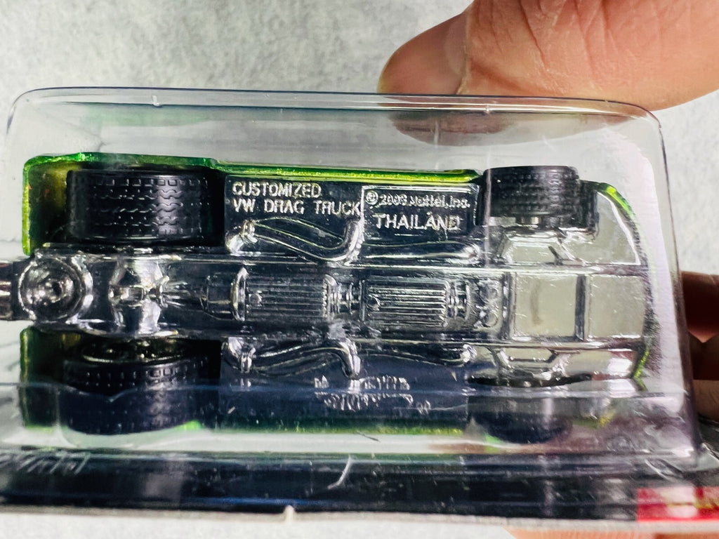 🇩🇪Hot Wheels RLC Real Riders Volkswagen Drag Truck 5200/6000 Green H22🇩🇪