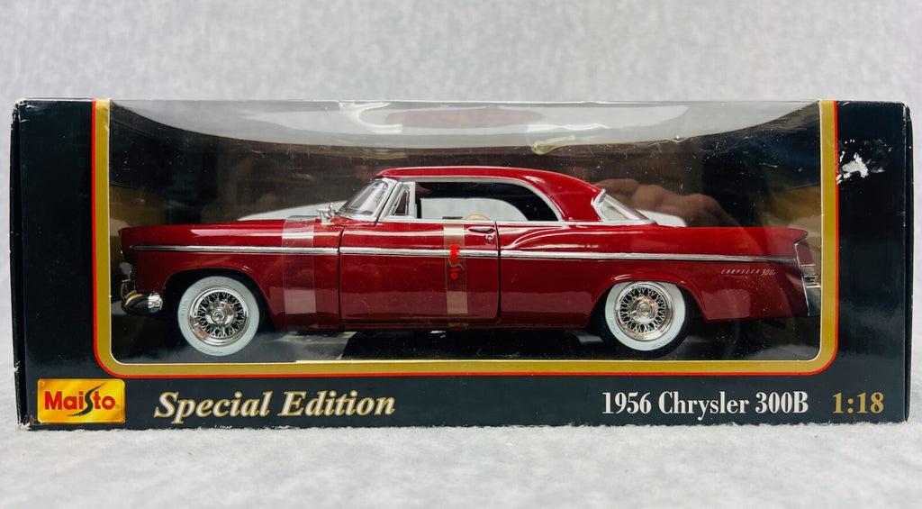 🇺🇸🇺🇸Maisto 1956 Chrysler 300B Special Edition 1:18 Diecast🇺🇸🇺🇸