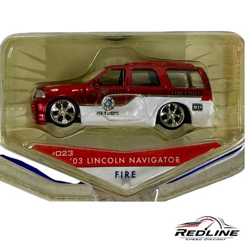 🔥JADA Badge City Heat  '03 Lincoln Navigator Fire Department H26🔥