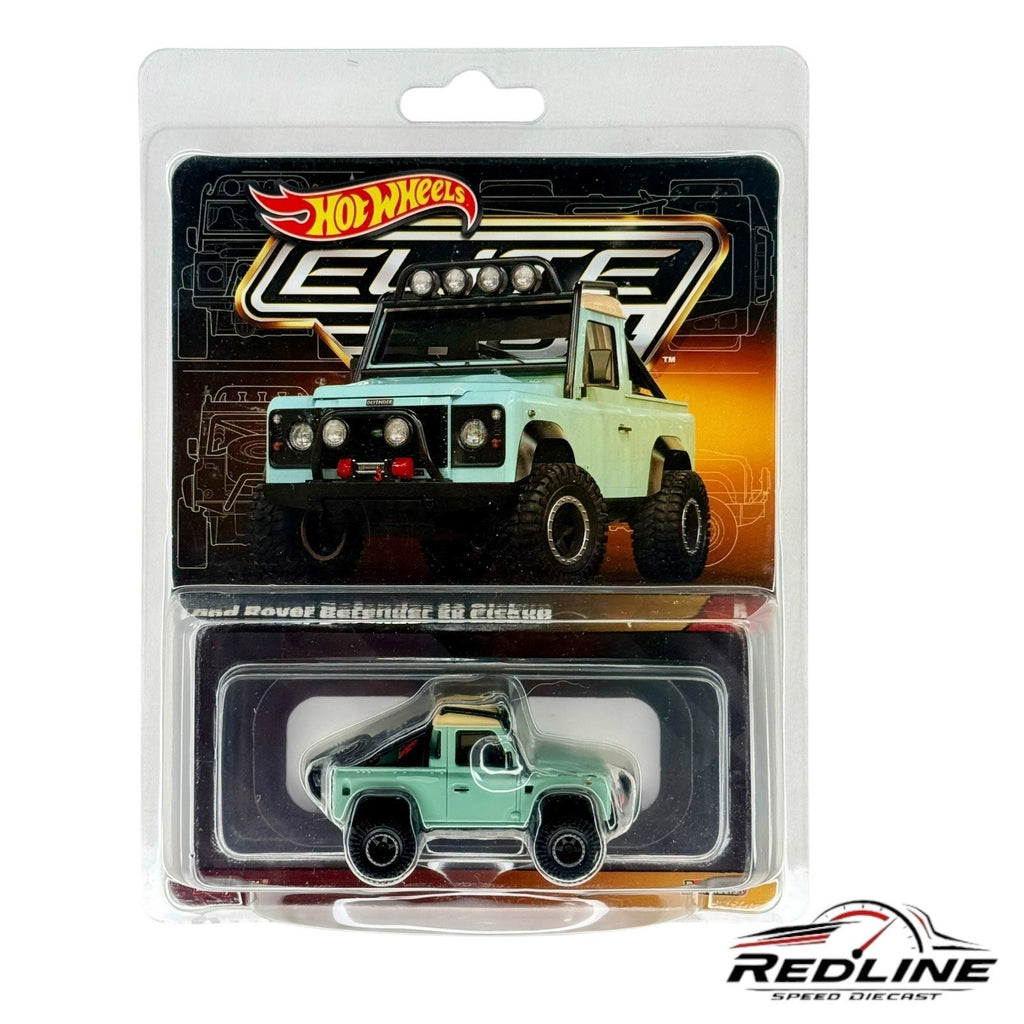 🔥🔥Hot Wheels Elite 64 Land Rover Defender 90 Pickup H14🔥🔥