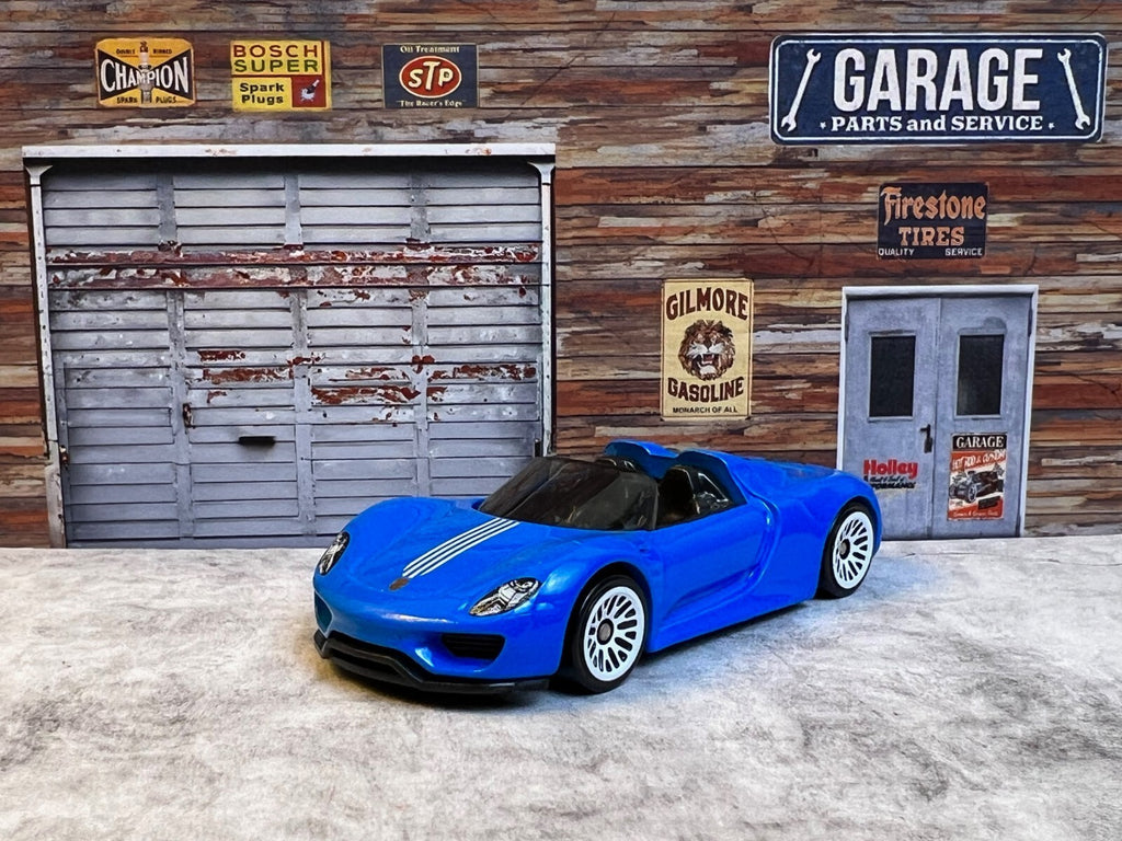 🇩🇪🇩🇪🇩🇪Hot Wheels Porsche 918 Spyder Light Blue C6🇩🇪🇩🇪🇩🇪