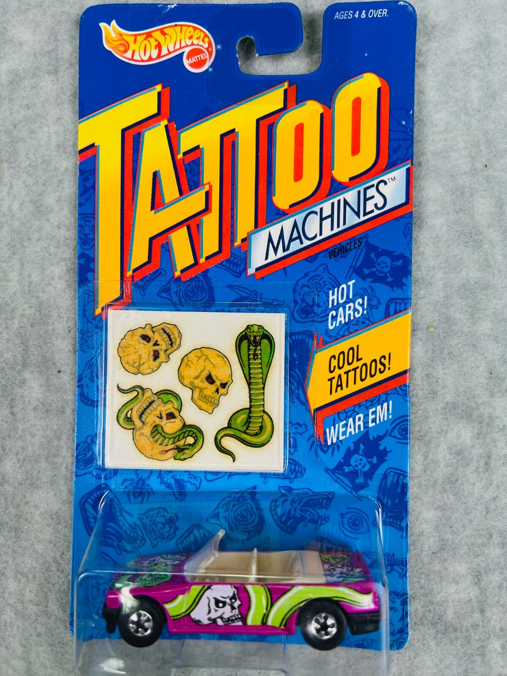 ☠️☠️Hot Wheels Skull Rider Tattoo Machines Series #3492☠️☠️