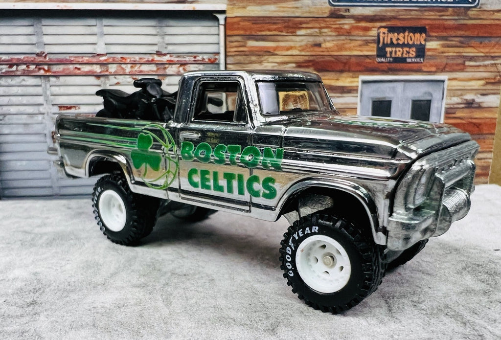 🇺🇸🇺🇸Hot Wheels Texas Drive 'em CUSTOM BOSTON CELTICS LOOSE 🇺🇸🇺🇸