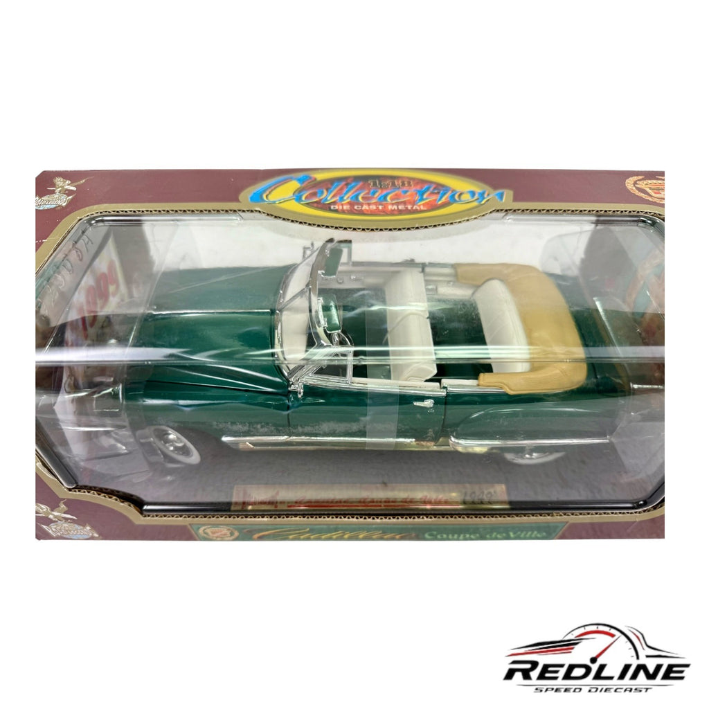 🦅🦅🦅Road Legends 1949 Cadillac Coupe de Ville Green 1:18🦅🦅🦅