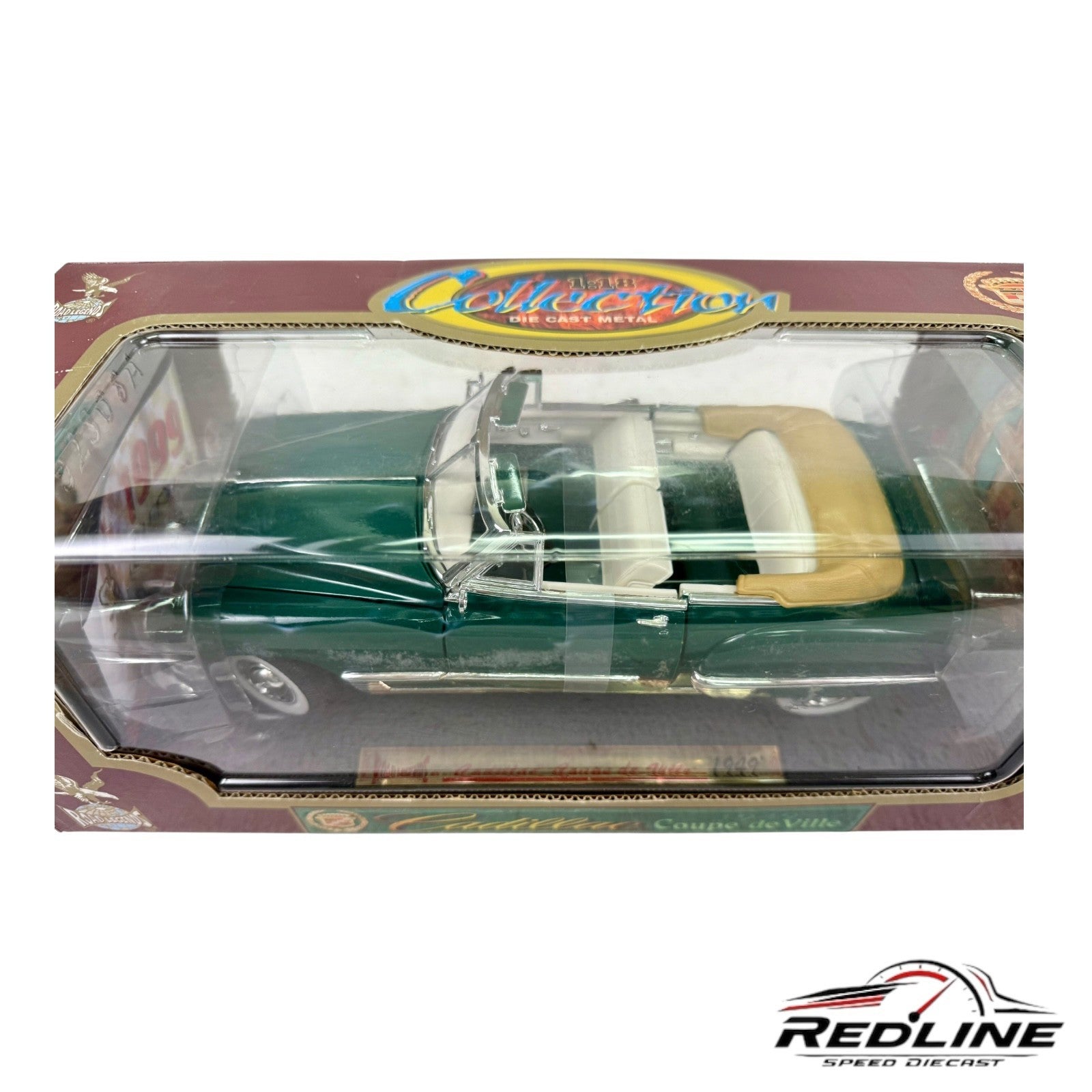 🦅🦅🦅Road Legends 1949 Cadillac Coupe de Ville Green 1:18🦅🦅🦅