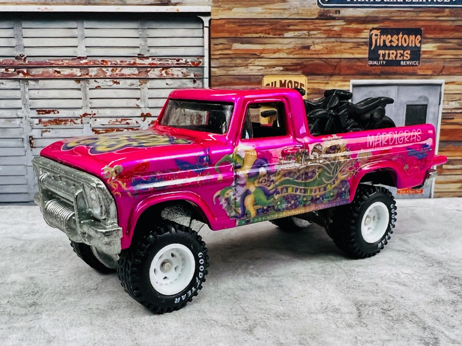 🇺🇸🇺🇸Hot Wheels Texas Drive 'em Mardi Gras LOOSE 🇺🇸🇺🇸