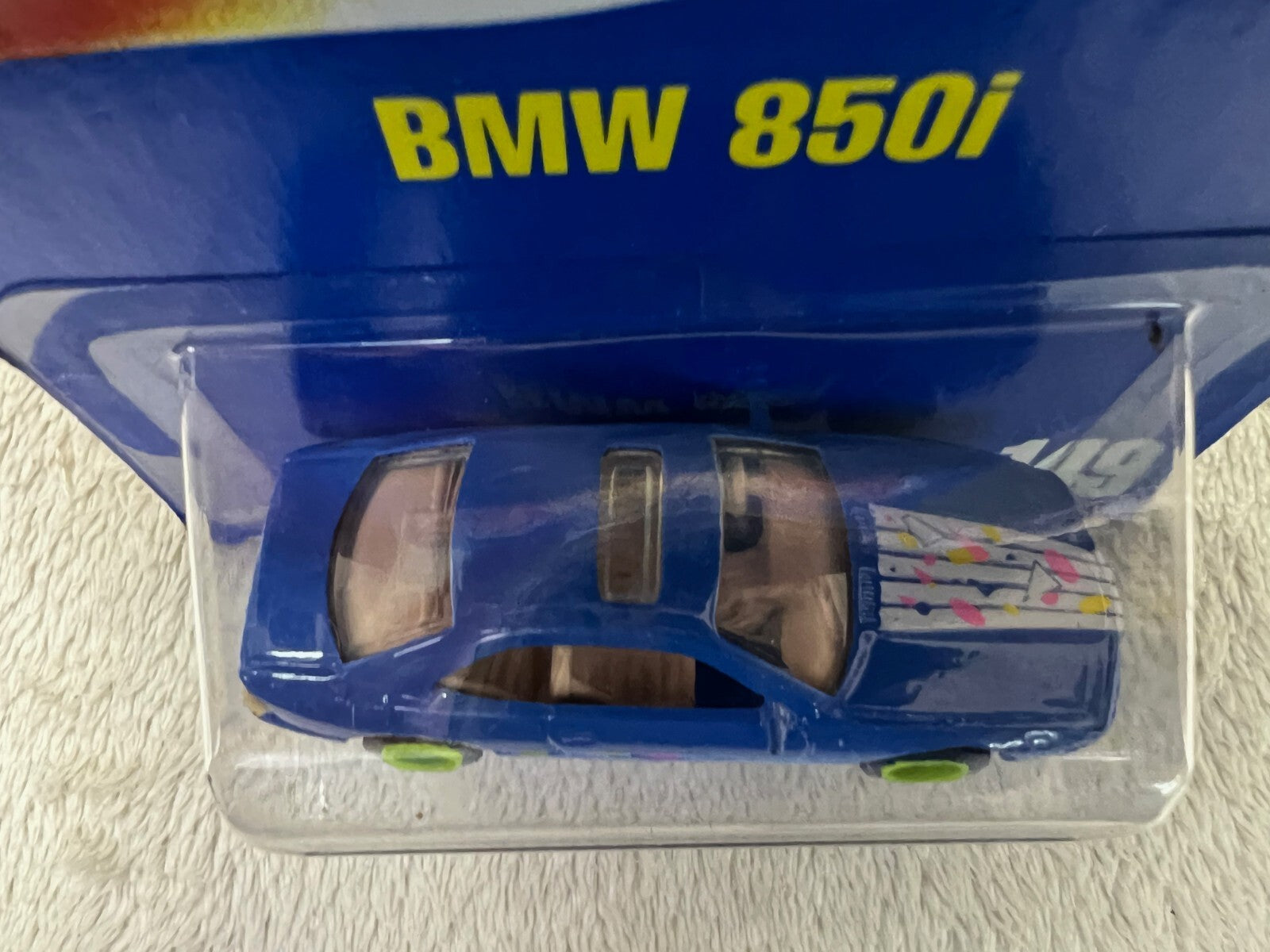 🇩🇪🇩🇪🇩🇪Hot Wheels BMW 850i  Blue 1991 HW21🇩🇪🇩🇪🇩🇪