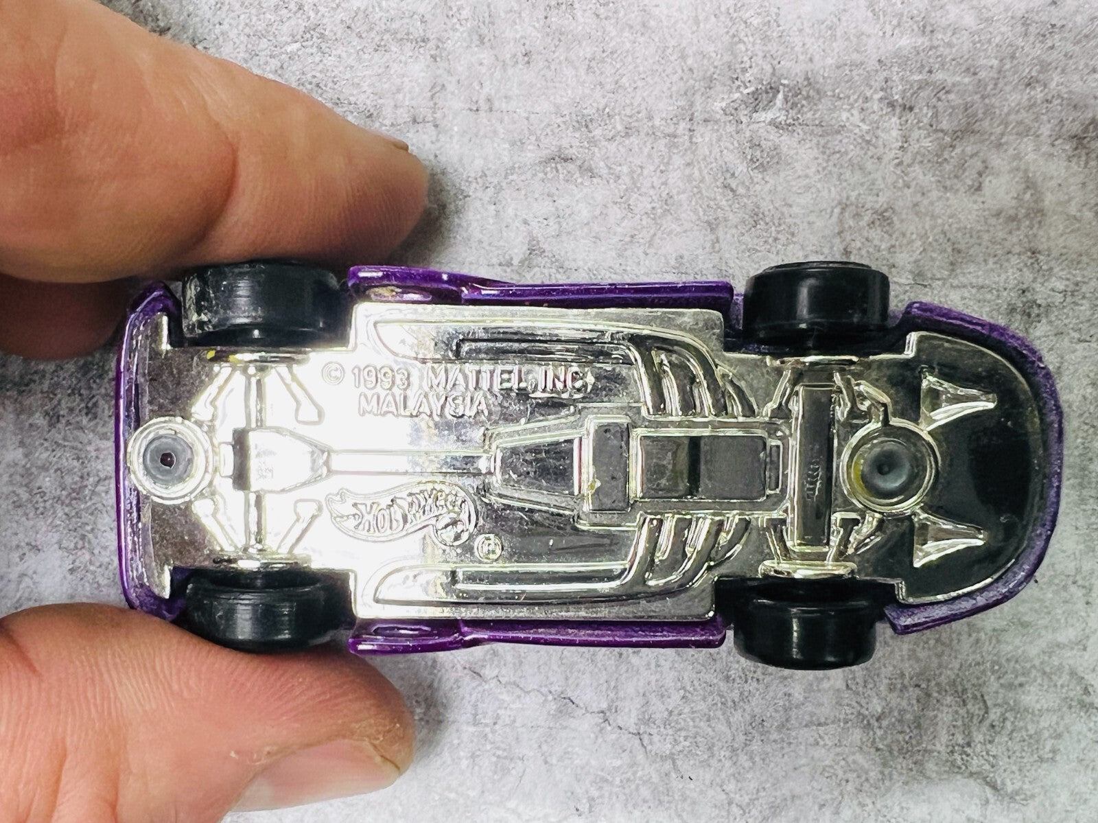 🔥🔥🔥Hot Wheels SILHOUETTE II Purple Chrome Base C17🔥🔥🔥
