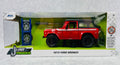 🇺🇸JADA Just Trucks '73 Ford Bronco Hard Top Red w/Extra Wheels 1/24th 🇺🇸
