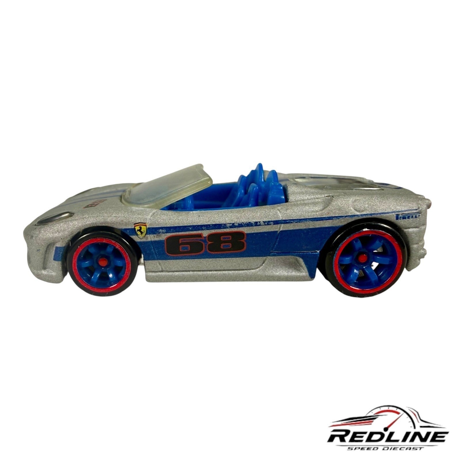 🇮🇹HOTWHEELS FERRARI F430 SPIDER #68 HOT WHEELS FERRARI RACER LOOSE C5🇮🇹