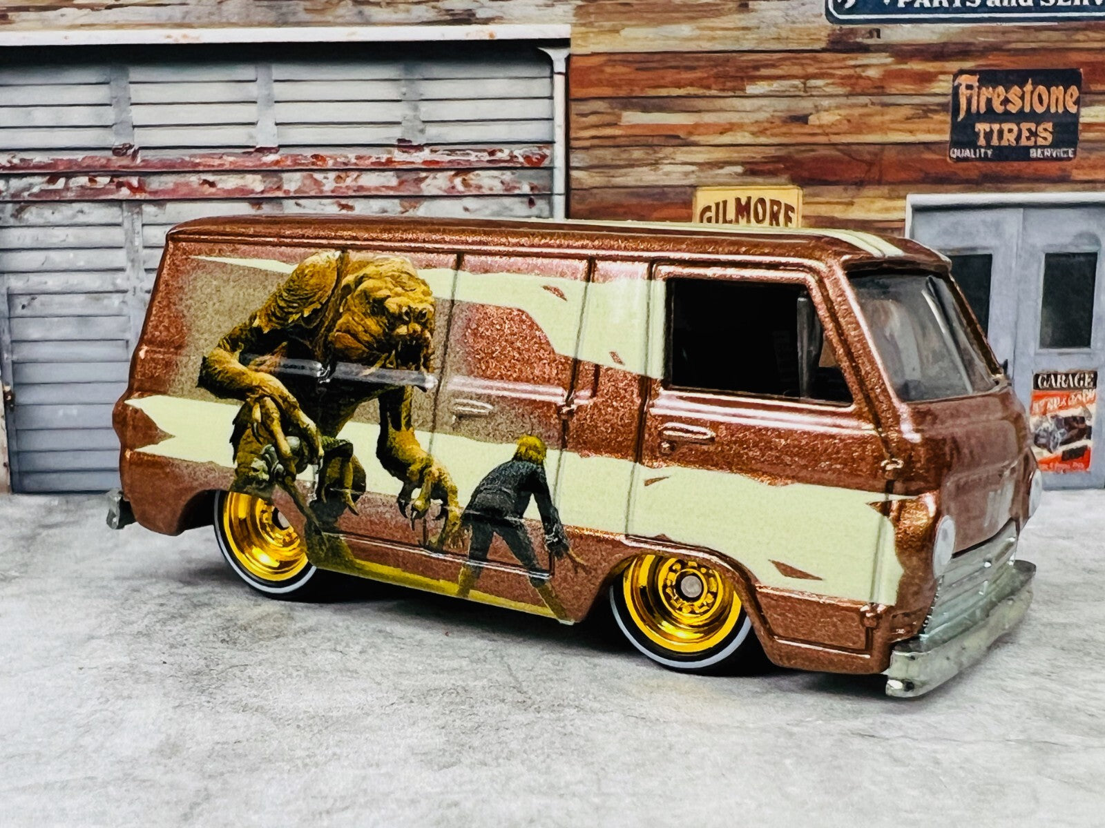 🔥Hot Wheels Pop Culture STAR WARS ‘66 Dodge A100 Premium Real Riders C23🔥