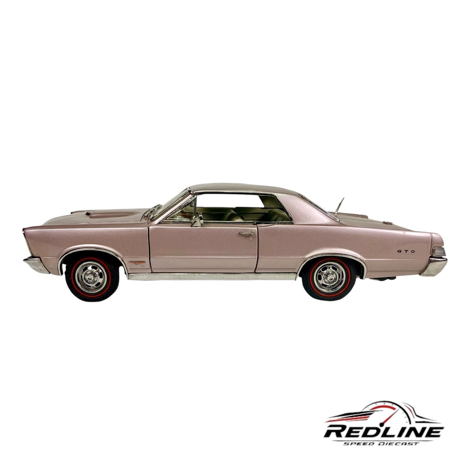 🇺🇸Danbury Mint 1965 Pontiac GTO Pink 1:24 C1🇺🇸