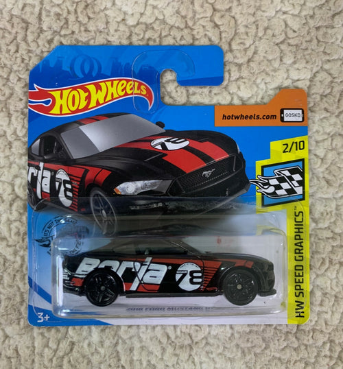 **** Hot Wheels - 2018 Ford Mustang GT HW Speed Graphics 2/10 Short Card HW06***