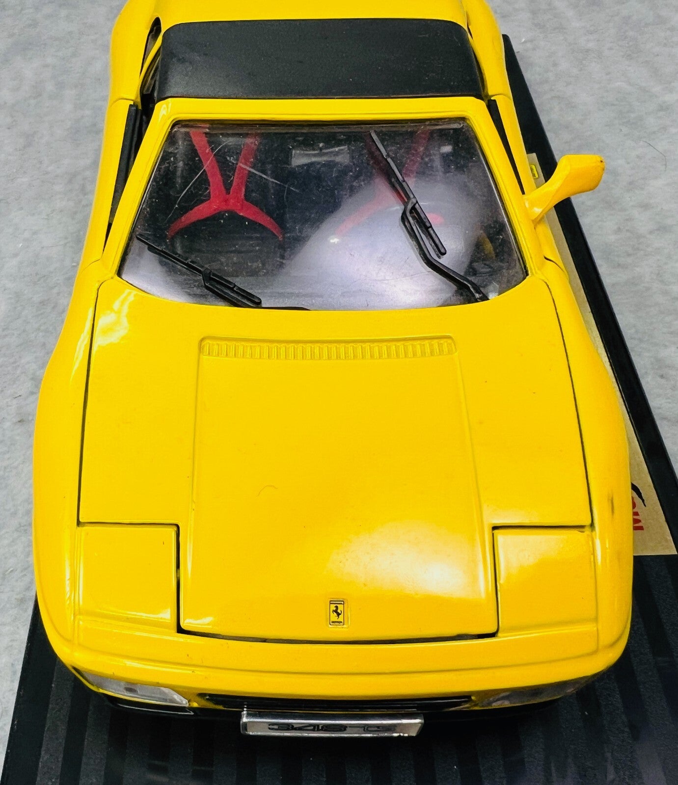 🇮🇹Maisto Diecast 1990 Ferrari 348TS Special Edition Yellow 1:18 Scale 🇮🇹