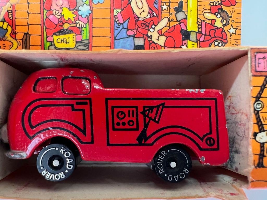 🚒Hallmark Road Rovers Diecast Handpainted FIERY FRED 1983 Original Box HW07🚒