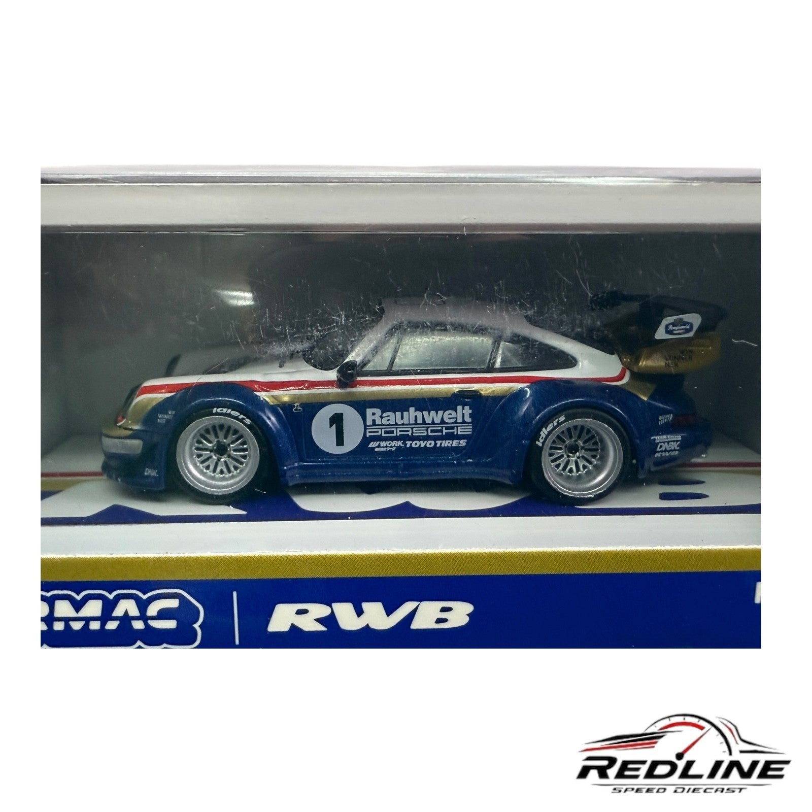 🇩🇪🇩🇪Tarmac Works RWB Porsche 964 Rothmans Container Box 1:64 H1🇩🇪🇩🇪