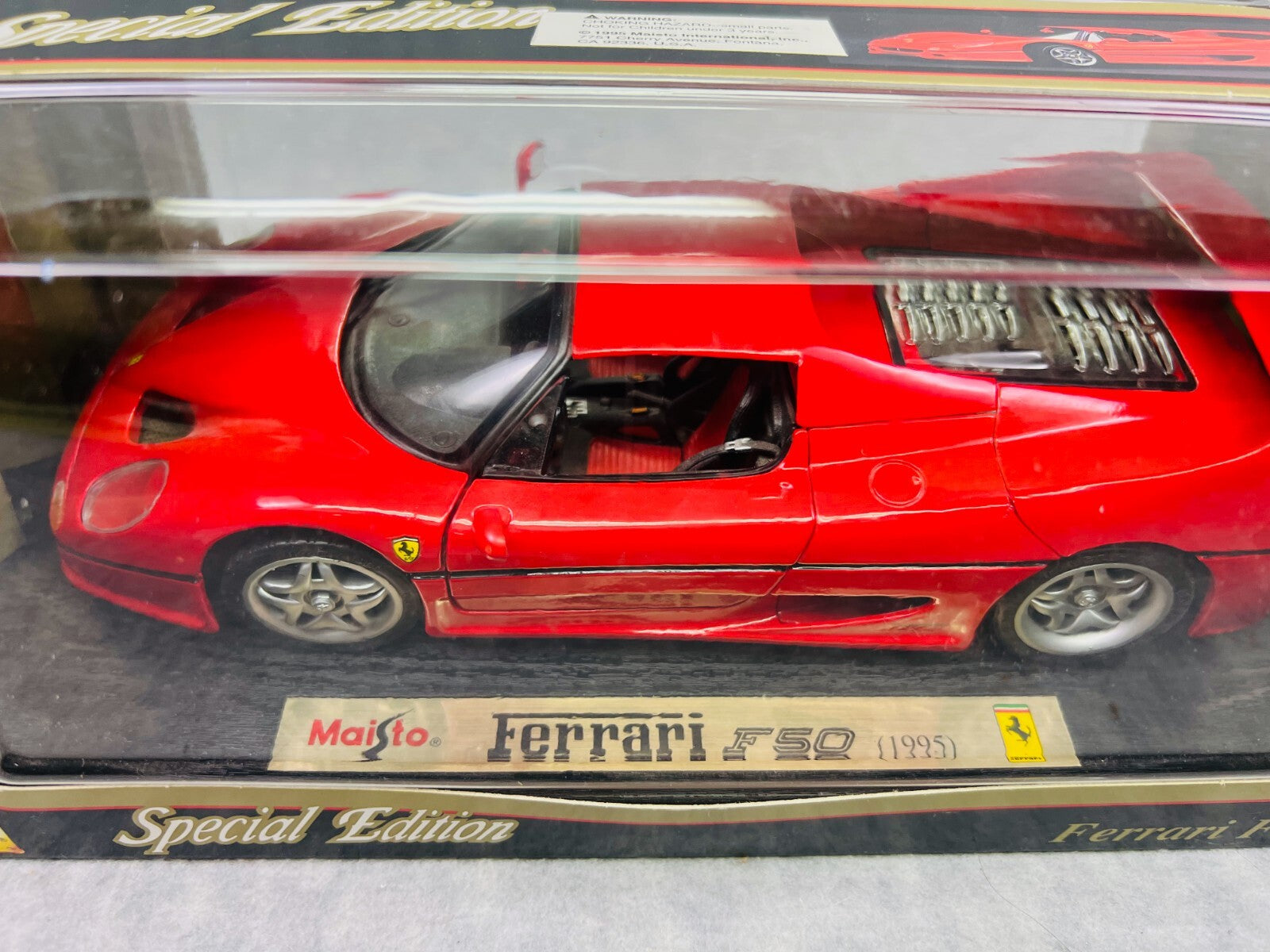 🇮🇹🇮🇹🇮🇹Maisto Ferrari F50 Red 1995 Special Edition 1:18🇮🇹🇮🇹🇮🇹