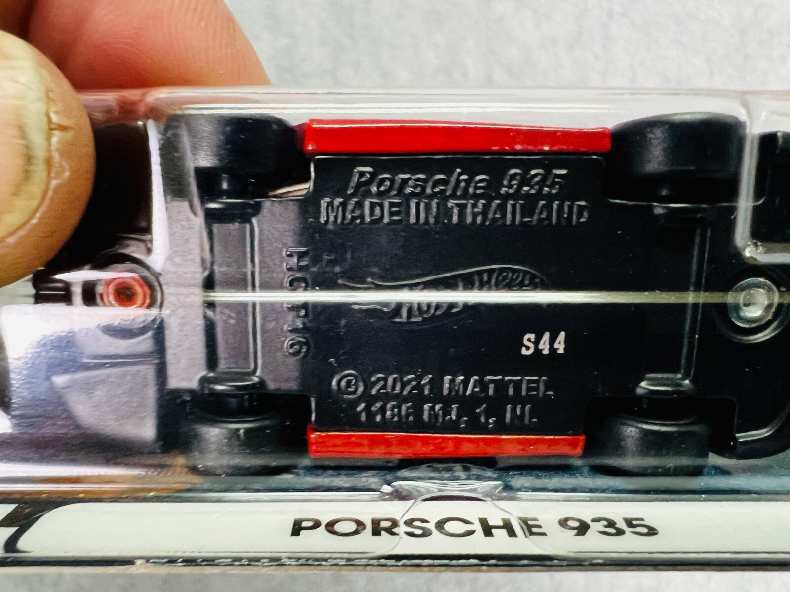 🇩🇪🇩🇪Hot Wheels Boulevard Porsche 935 Red & White  Real Riders H32🇩🇪🇩🇪