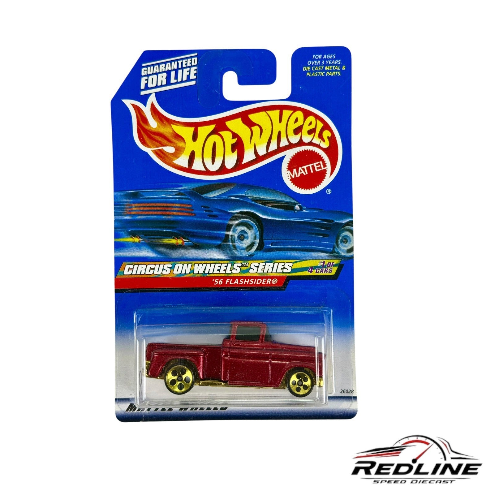 🇺🇸Hot Wheels Circus On Wheels 1956 Flashsider #025 H27🇺🇸