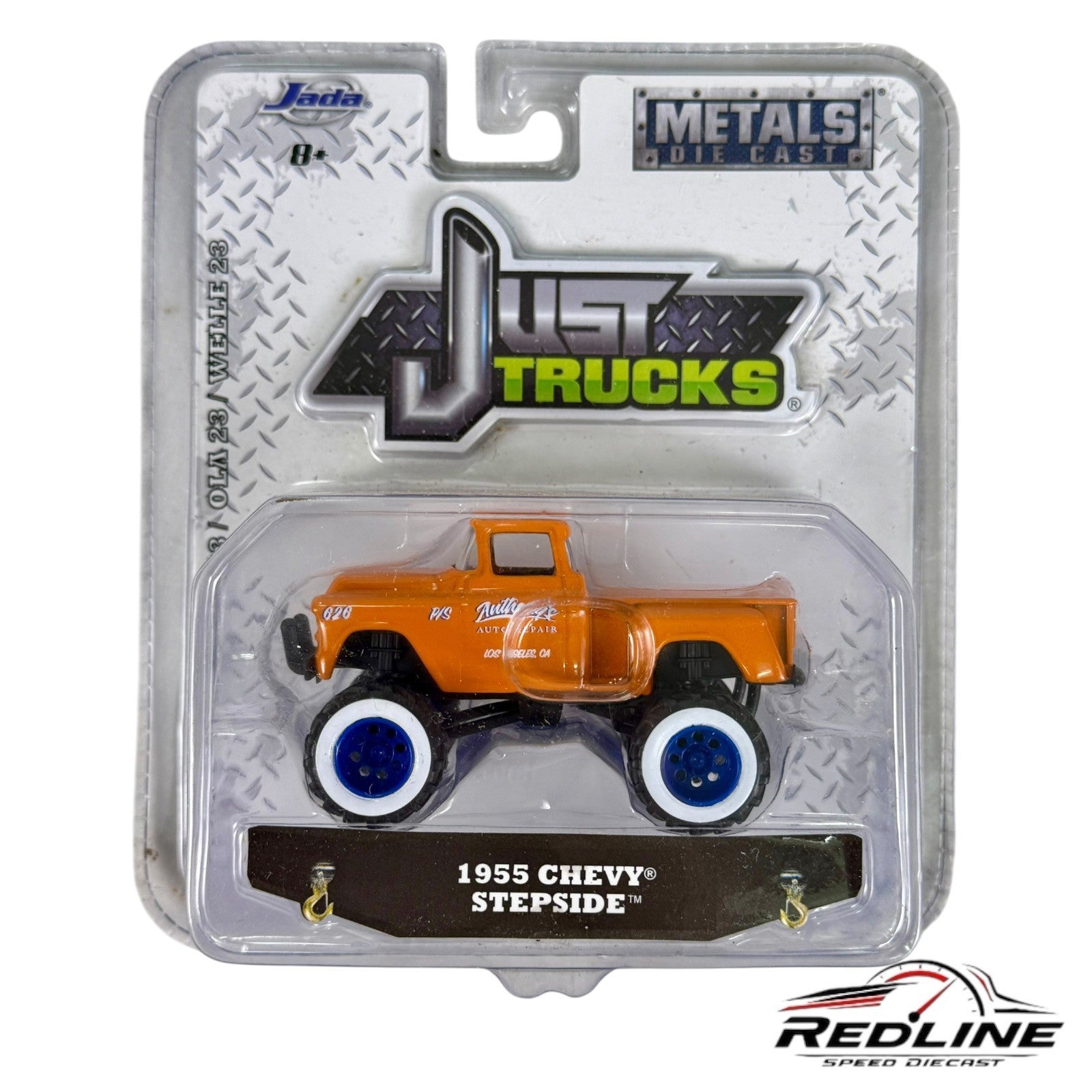 🇺🇸Jada Just Trucks Orange 1958 Chevrolet Apache Stepside 1:64 H26🇺🇸
