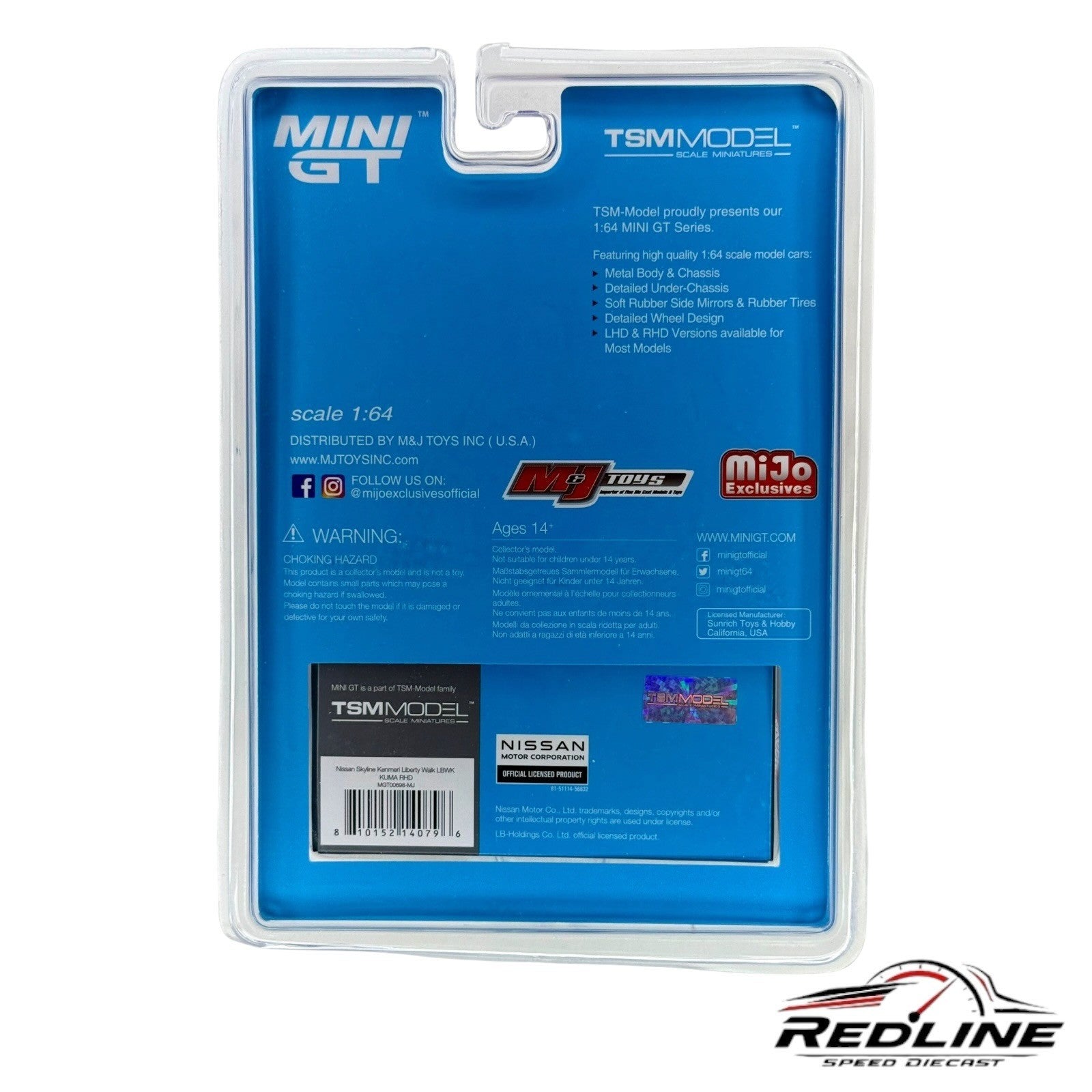 🏁Mini GT 1:64 Nissan Skyline Kenmeri Liberty Walk LBWK KUMA H14🏁