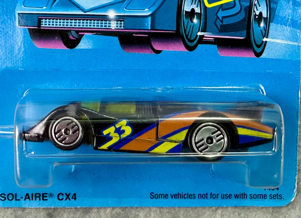 🔥🔥Hot Wheels Sol-Aire CX4 Speed Fleet Series #1494  Black H22🔥🔥