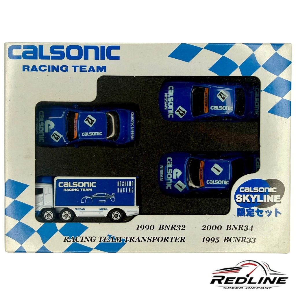 🎌Calsonic Racing Team Calsonic Skyline Limited Set BLUE 1:64 D3🎌