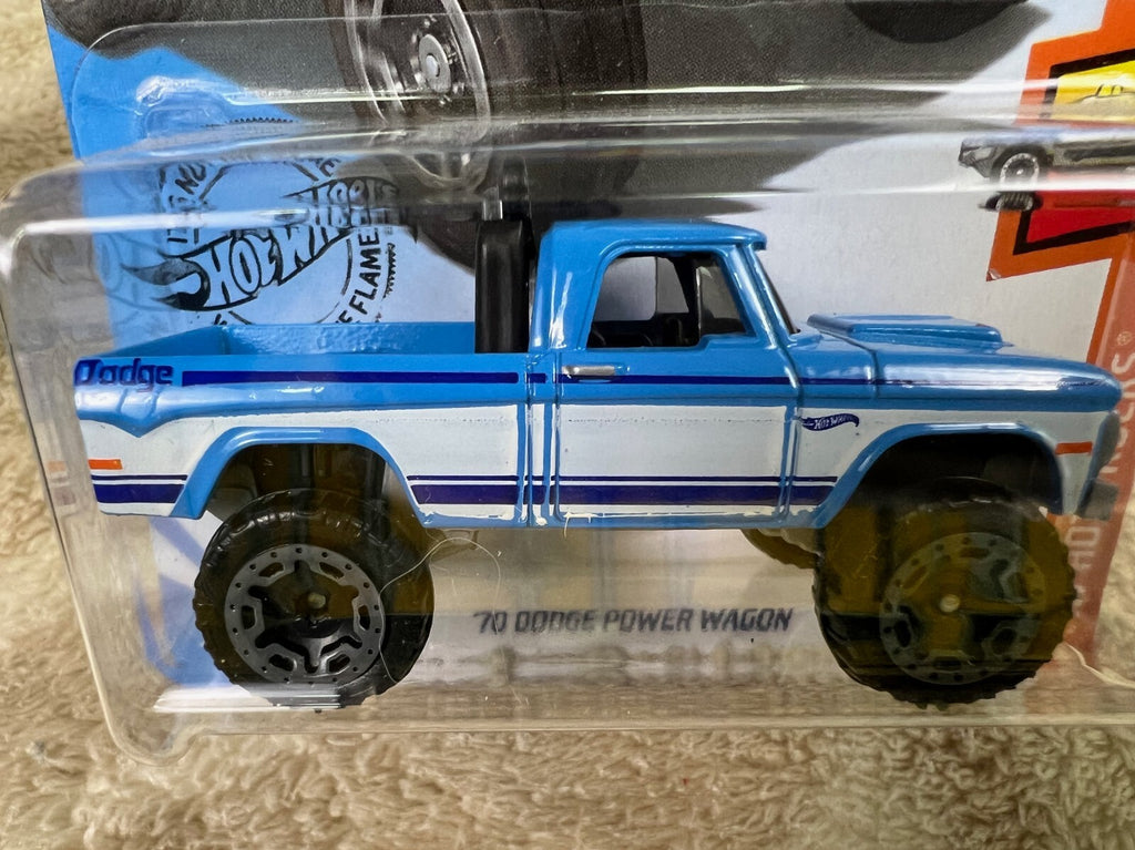🇺🇸🇺🇸Hot Wheels '70 Dodge Power Wagon Blue HW Hot Trucks HW18🇺🇸🇺🇸