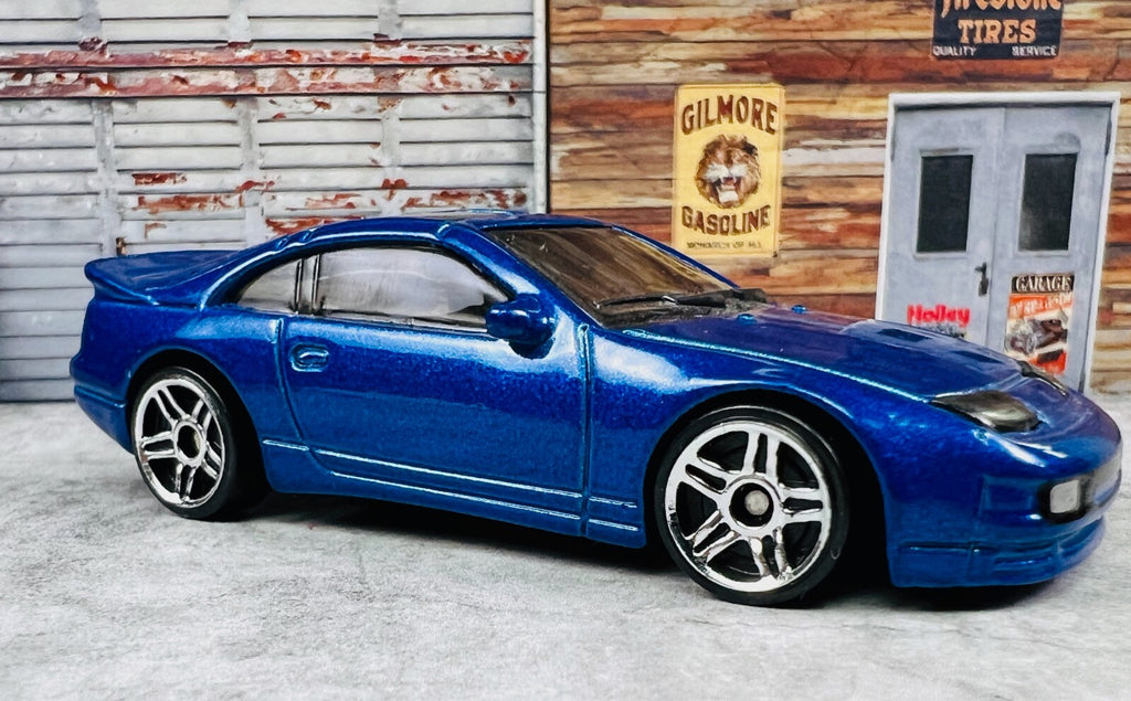 🎌🎌Hot Wheels Nissan 300ZX TT Diecast Car Blue Twin Turbo C5🎌🎌