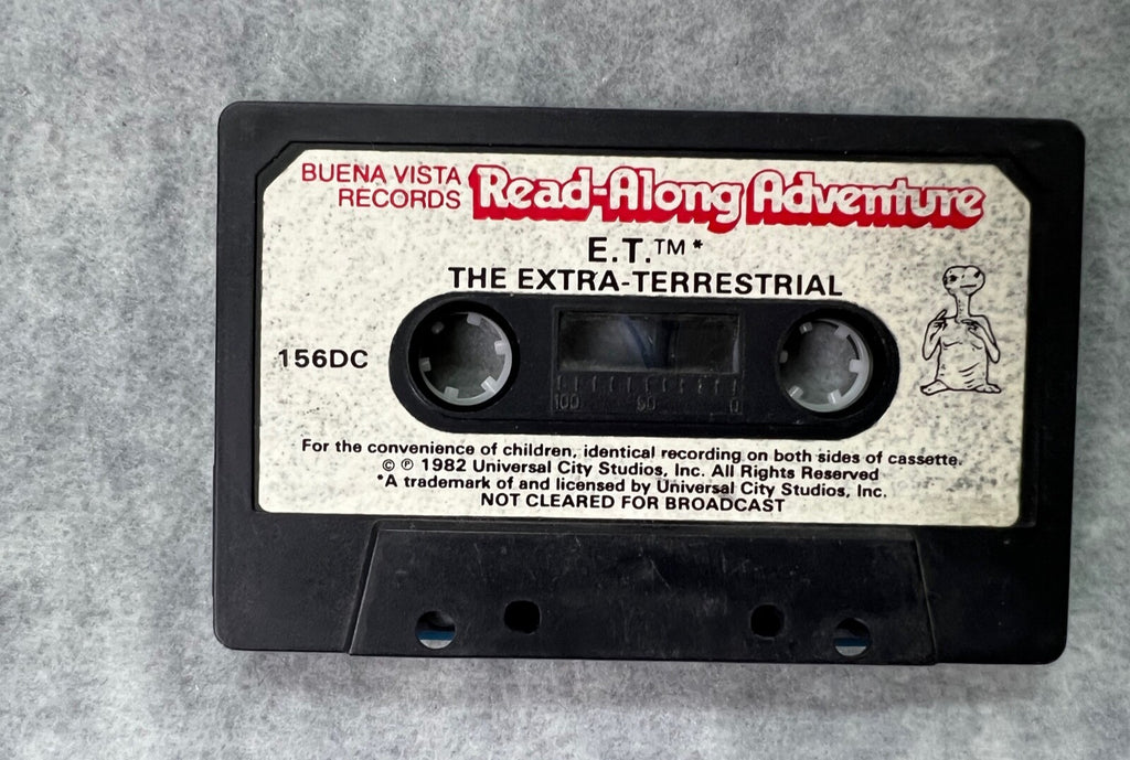 🔥🔥🔥1982 E.T. Read Along Adventure Book Cassette Tape Vintage🔥🔥🔥