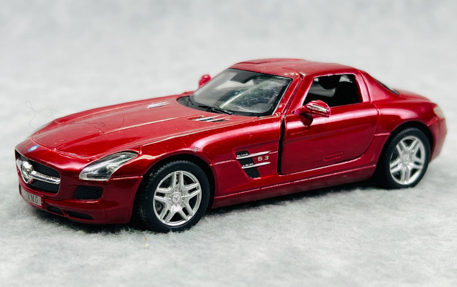 🇩🇪🇩🇪Kinsmart Mercedes Benz SLS AMG Diecast Model Toy Car 1:36 Red🇩🇪🇩🇪