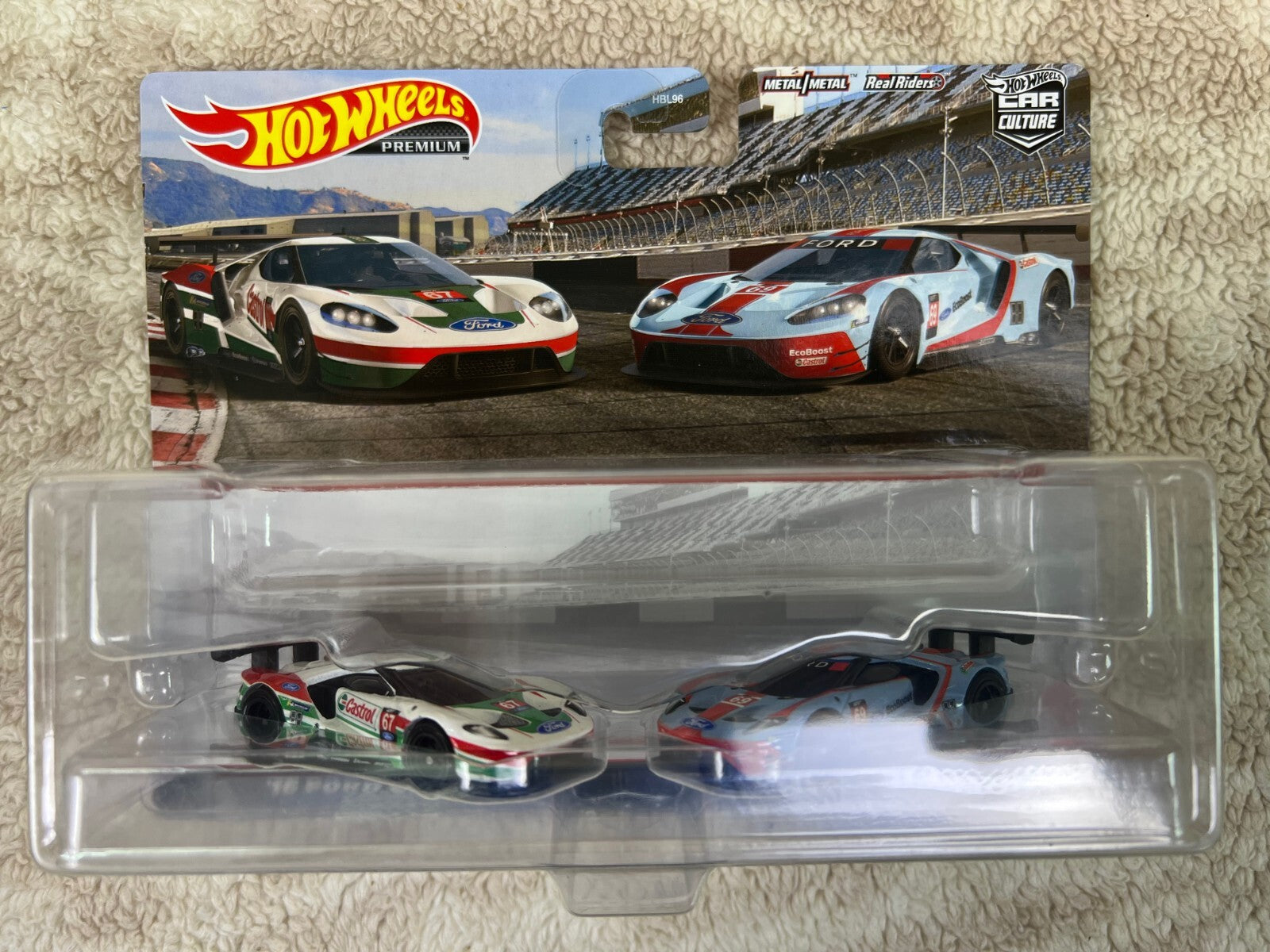 🇺🇸Hot Wheels 2022 Premium Car Culture '16 Ford GT Race & '16 Ford GT Race🇺🇸