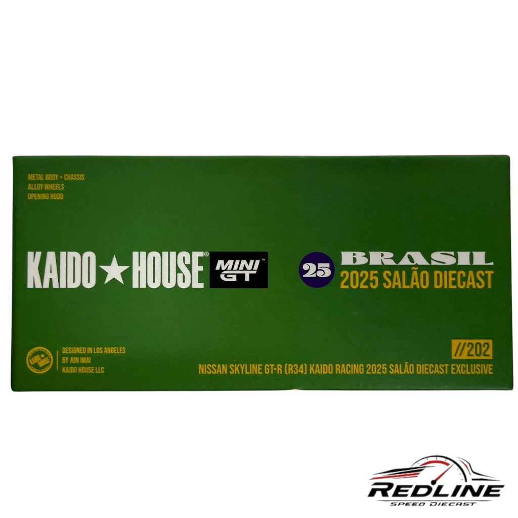 🇧🇷Kaido House Nissan Skyline GT-R R34 Salão Exclusive Brazil 2025 H36🇧🇷
