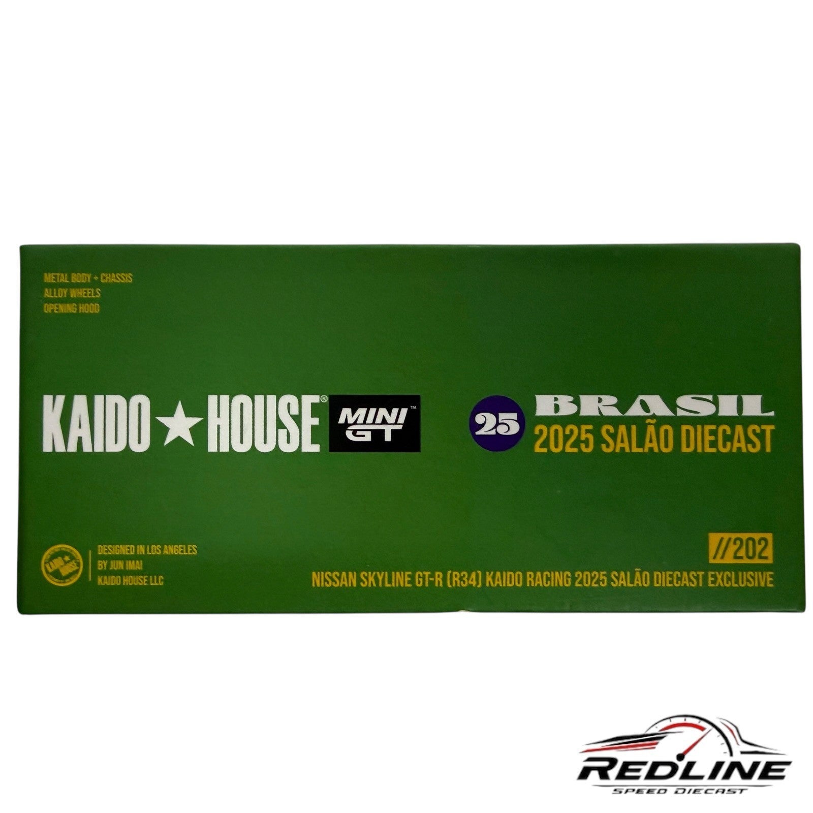 🇧🇷Kaido House Nissan Skyline GT-R R34 Salão Exclusive Brazil 2025 H36🇧🇷