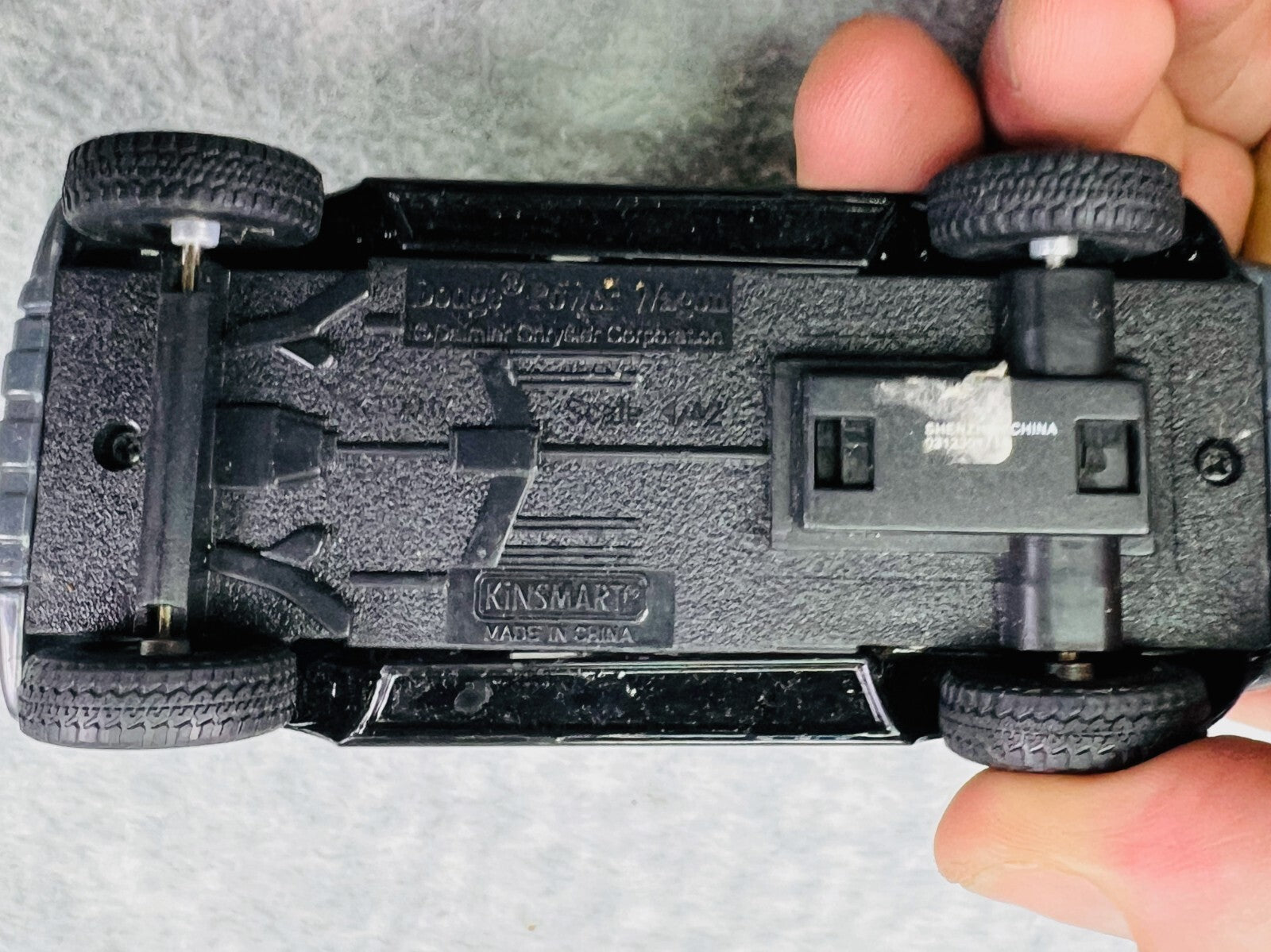 🇺🇸🇺🇸🇺🇸KINSMART Dodge Power Wagon Pickup 1:42 BLACK 🇺🇸🇺🇸🇺🇸