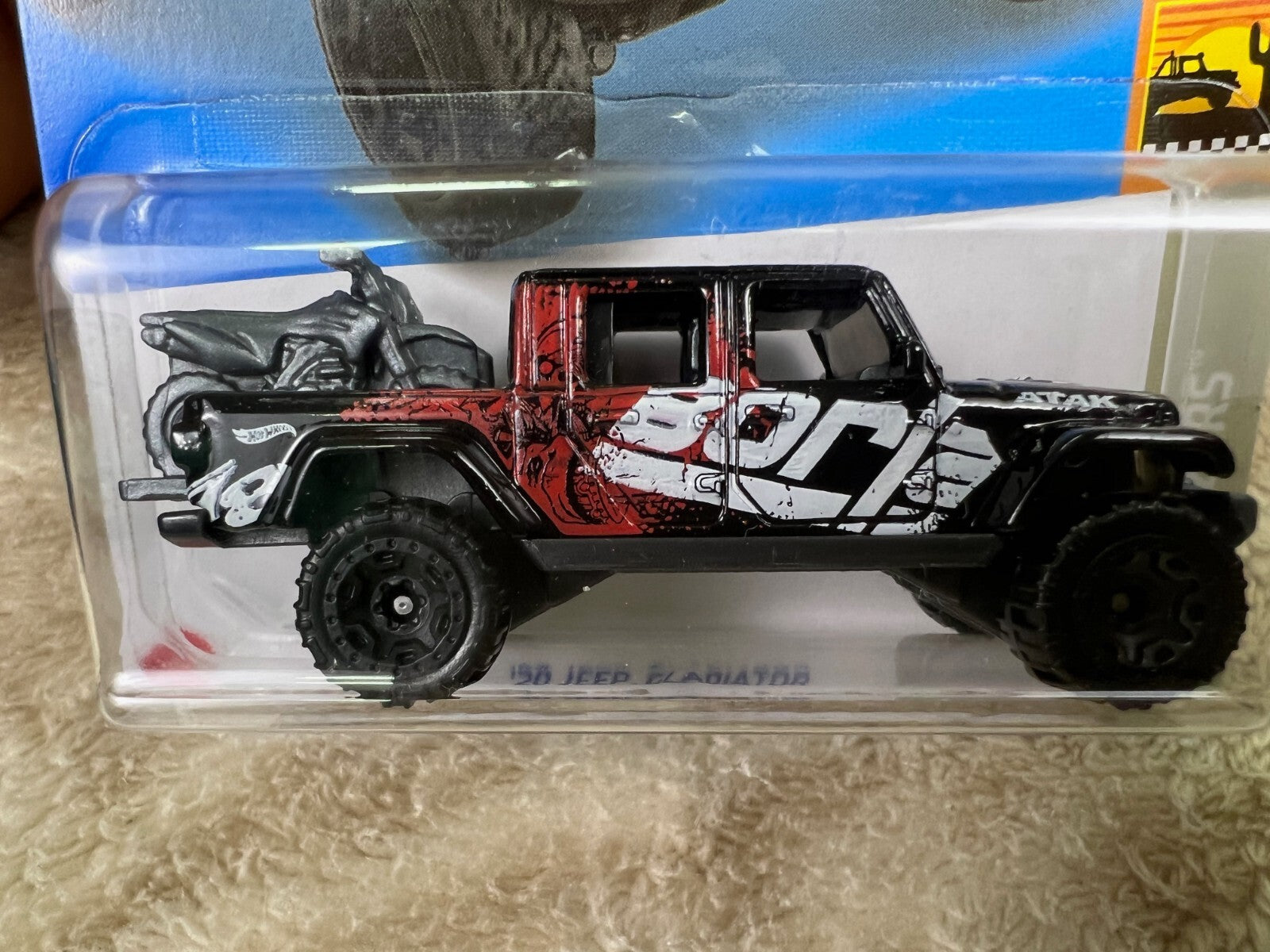 🔥🔥HOT WHEELS '20 Jeep Gladiator Black Pickup HW Baja Blazers Borla HW05🔥🔥