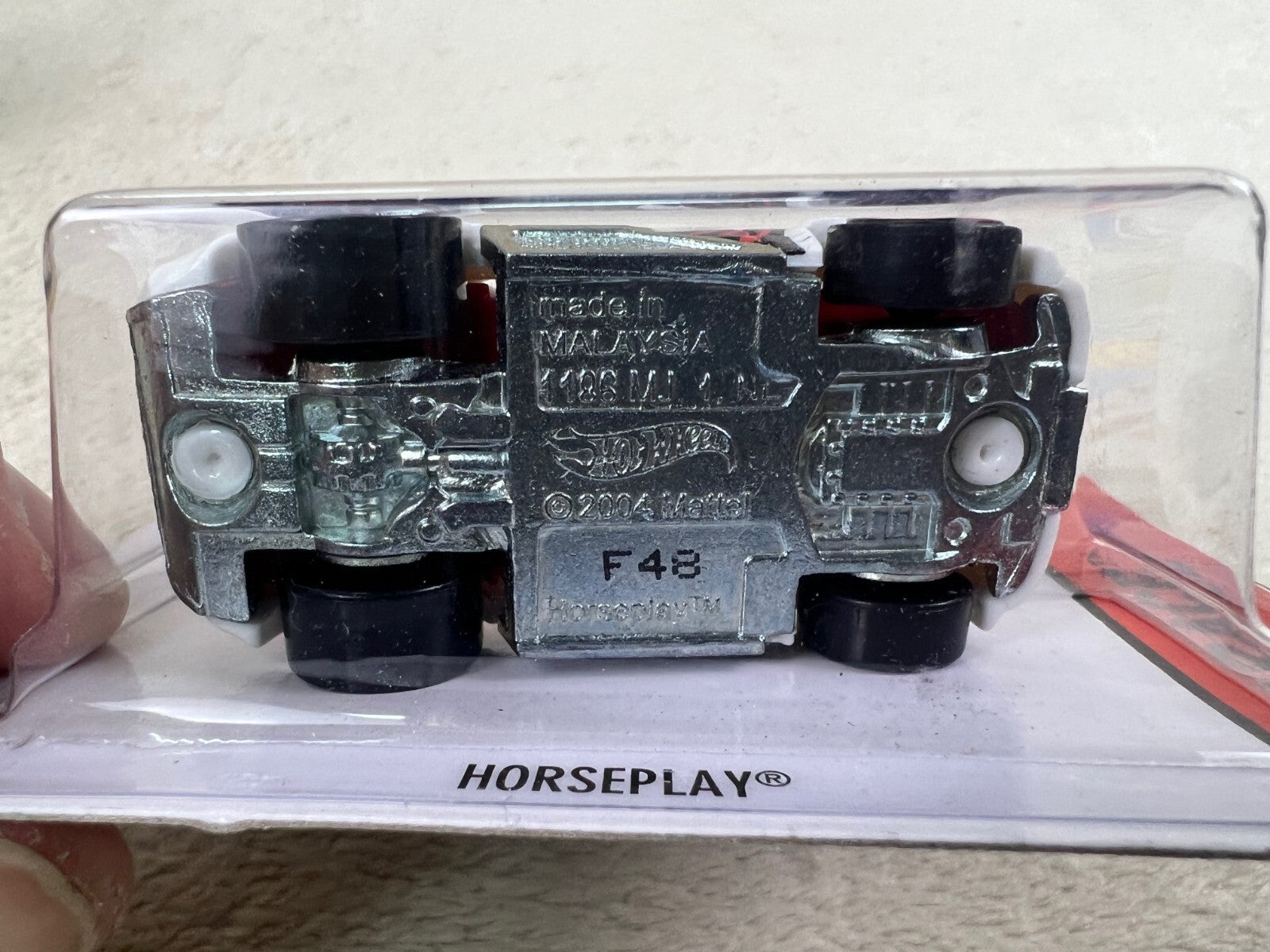 🔥🔥🔥🔥 Hot Wheels #151/250 HW Race-Thrill Racers HORSEPLAY White HW12🔥🔥🔥🔥