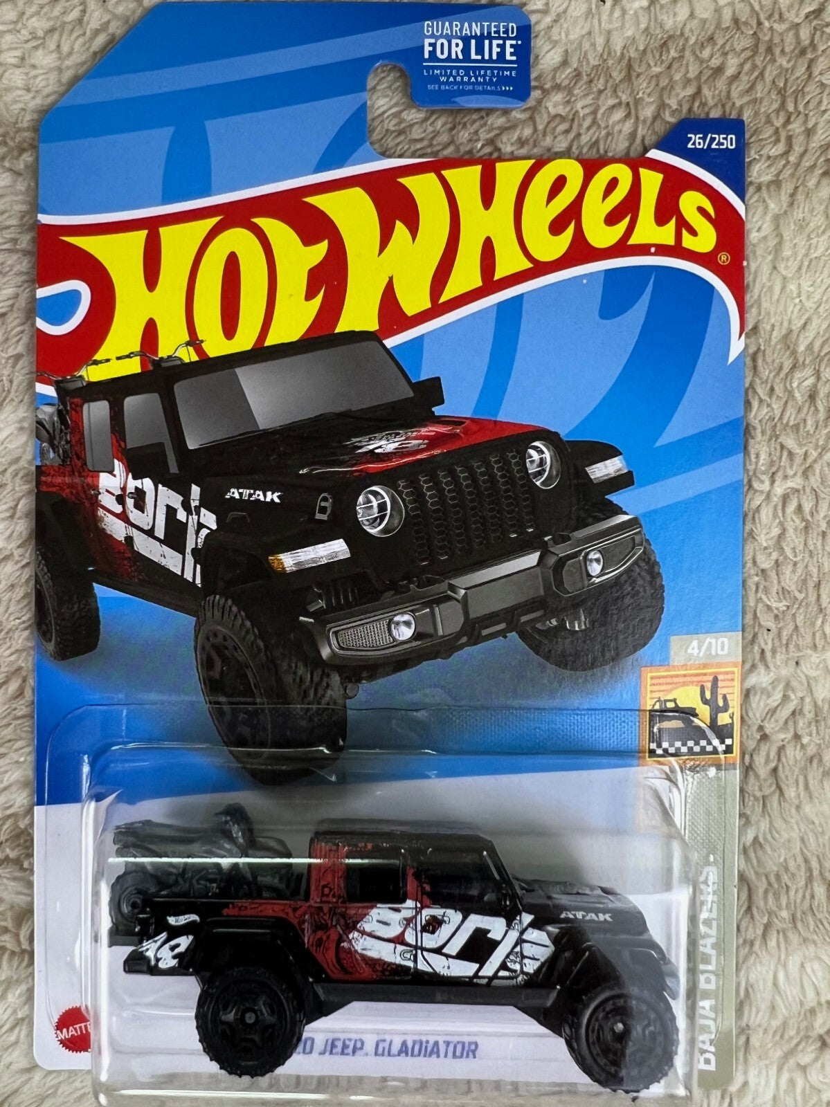 🔥🔥HOT WHEELS '20 Jeep Gladiator Black Pickup HW Baja Blazers Borla HW05🔥🔥