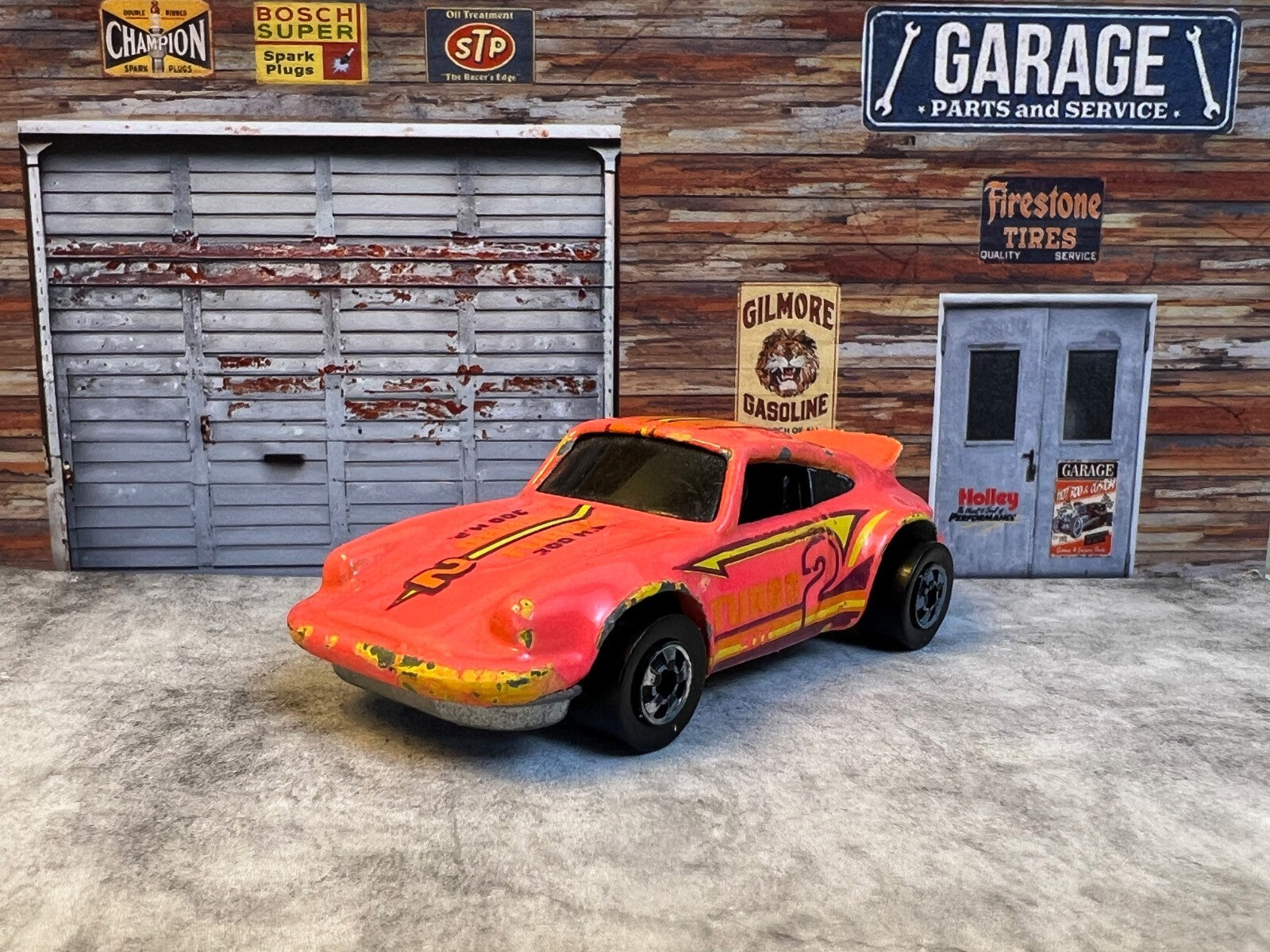 🇩🇪🇩🇪1974 Hot Wheels Color Racer Porsche Turbo 2 300 HP Vintage C5🇩🇪🇩🇪